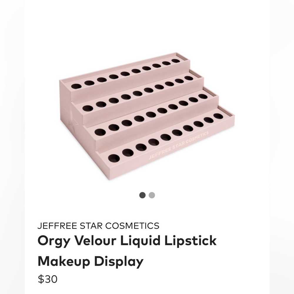 Jeffree Star 0rgy Velour Liquid Lipstick Makeup Display